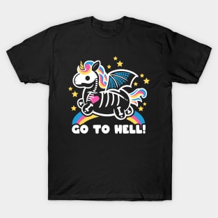 Skeleton unicorn T-Shirt